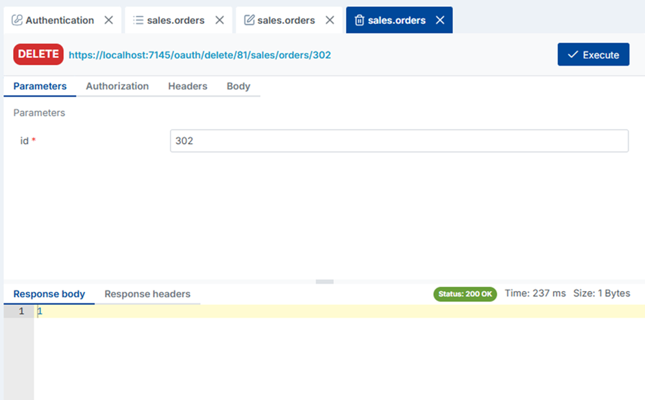 API DELETE Endpoint