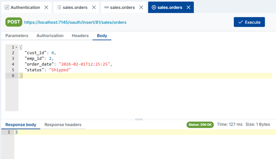 Create Record Endpoint